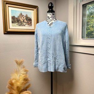 Baby Blue Acrylic Sweater